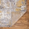 World Rug Gallery Distressed Abstract Yellow/Gray/Ivory Runner Rug 2'x7' Runner 2085YELLOW2X7 - alternate 3
